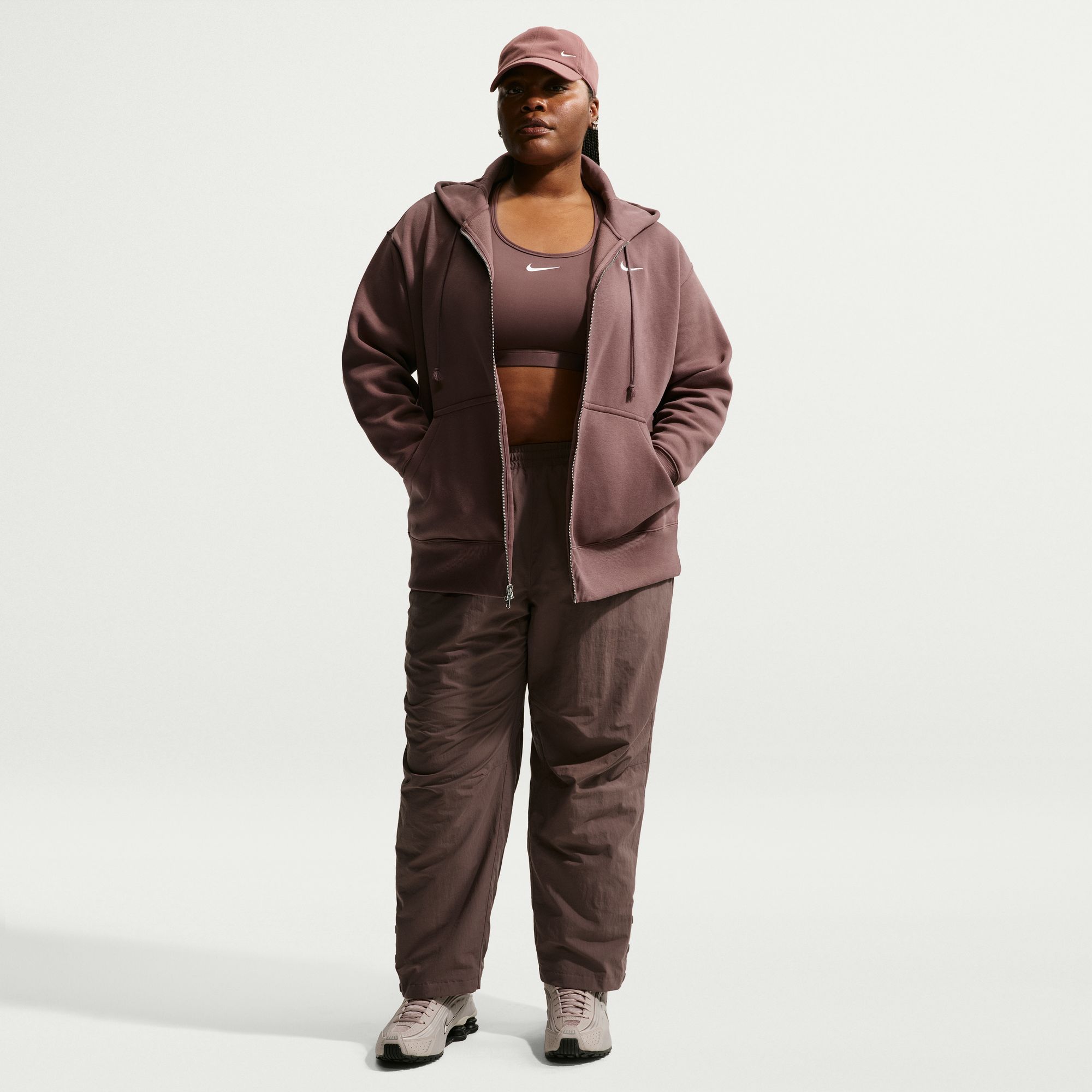 Nike Women's Sportswear Phoenix Fleece Plus Oversized Full-Zip Hoodie product image