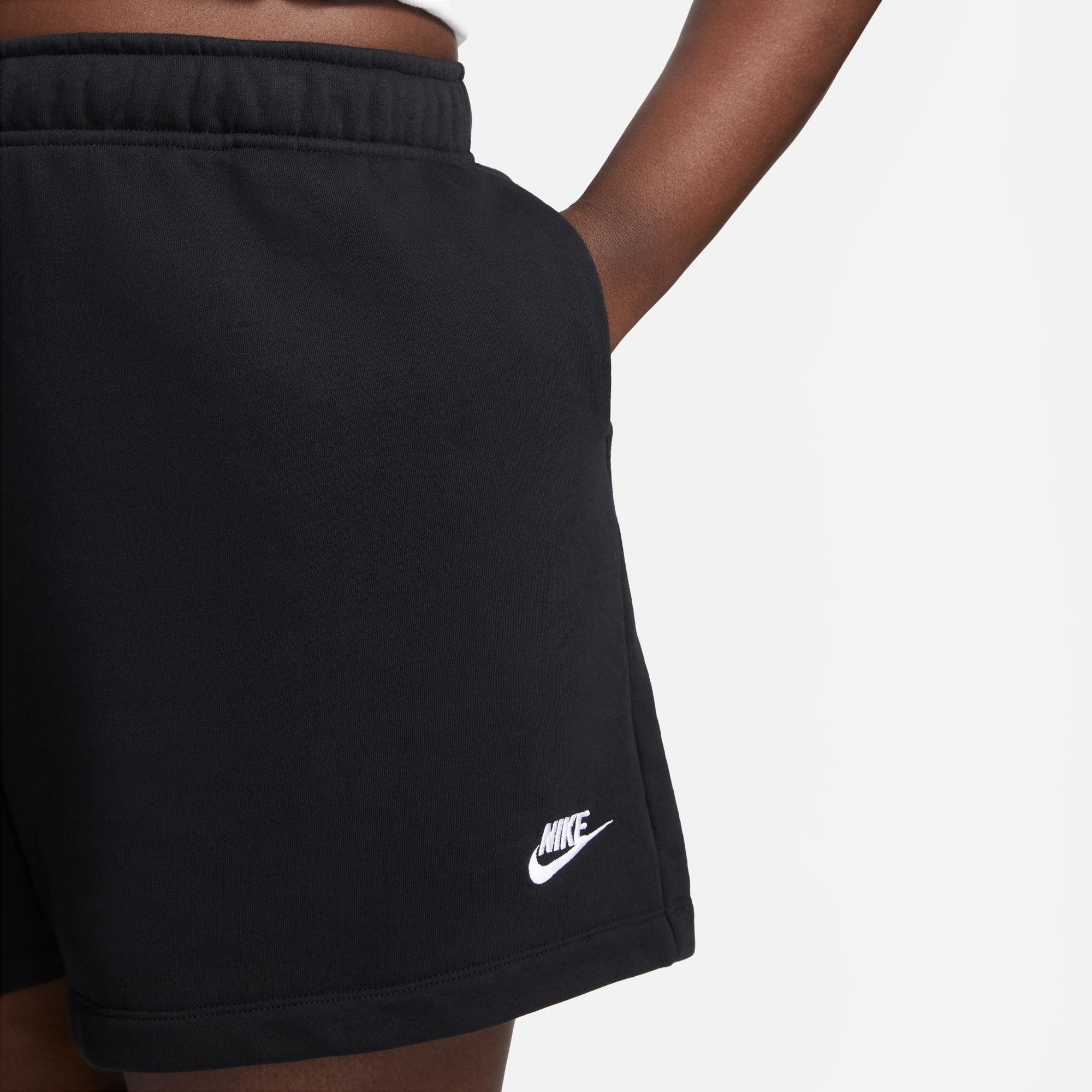 Nike Women's Sportswear Club Fleece Mid-Rise Shorts (Plus Size) product image