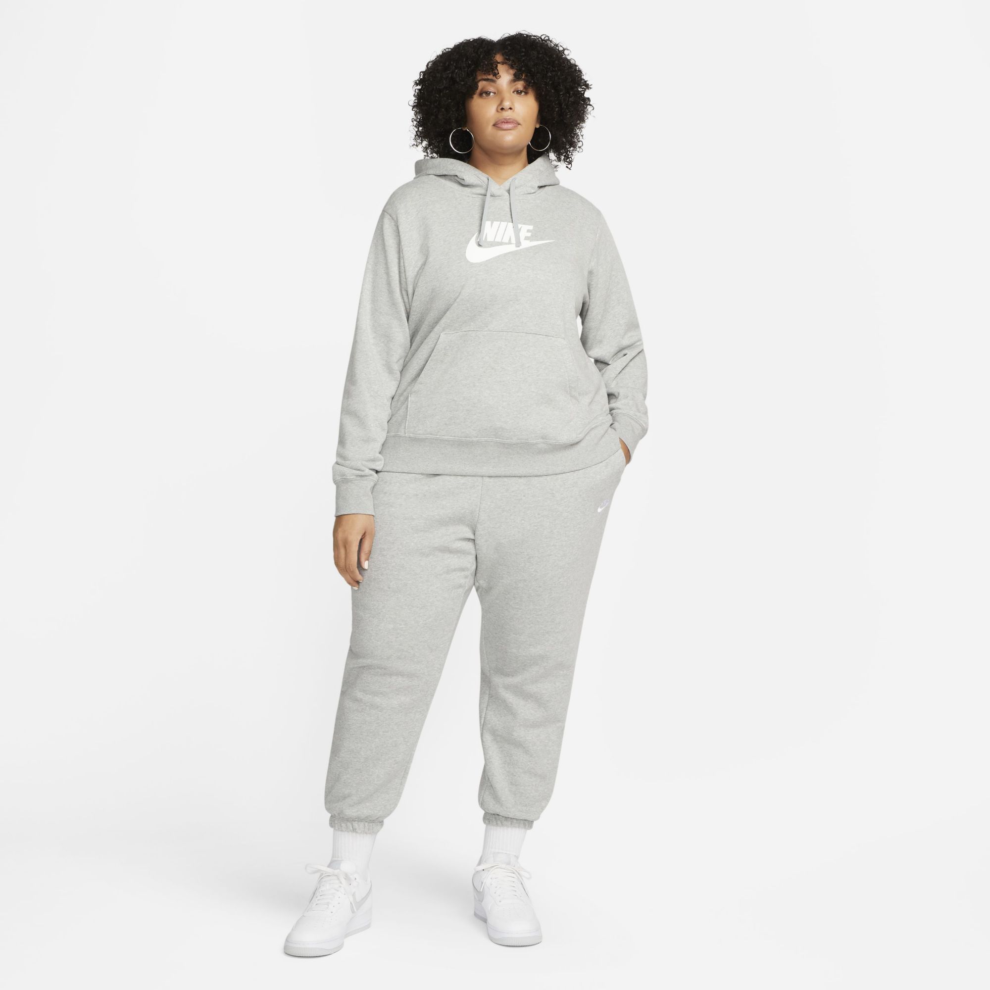 Nike Women's Sportswear Club Fleece Pullover Hoodie (Plus Size) product image
