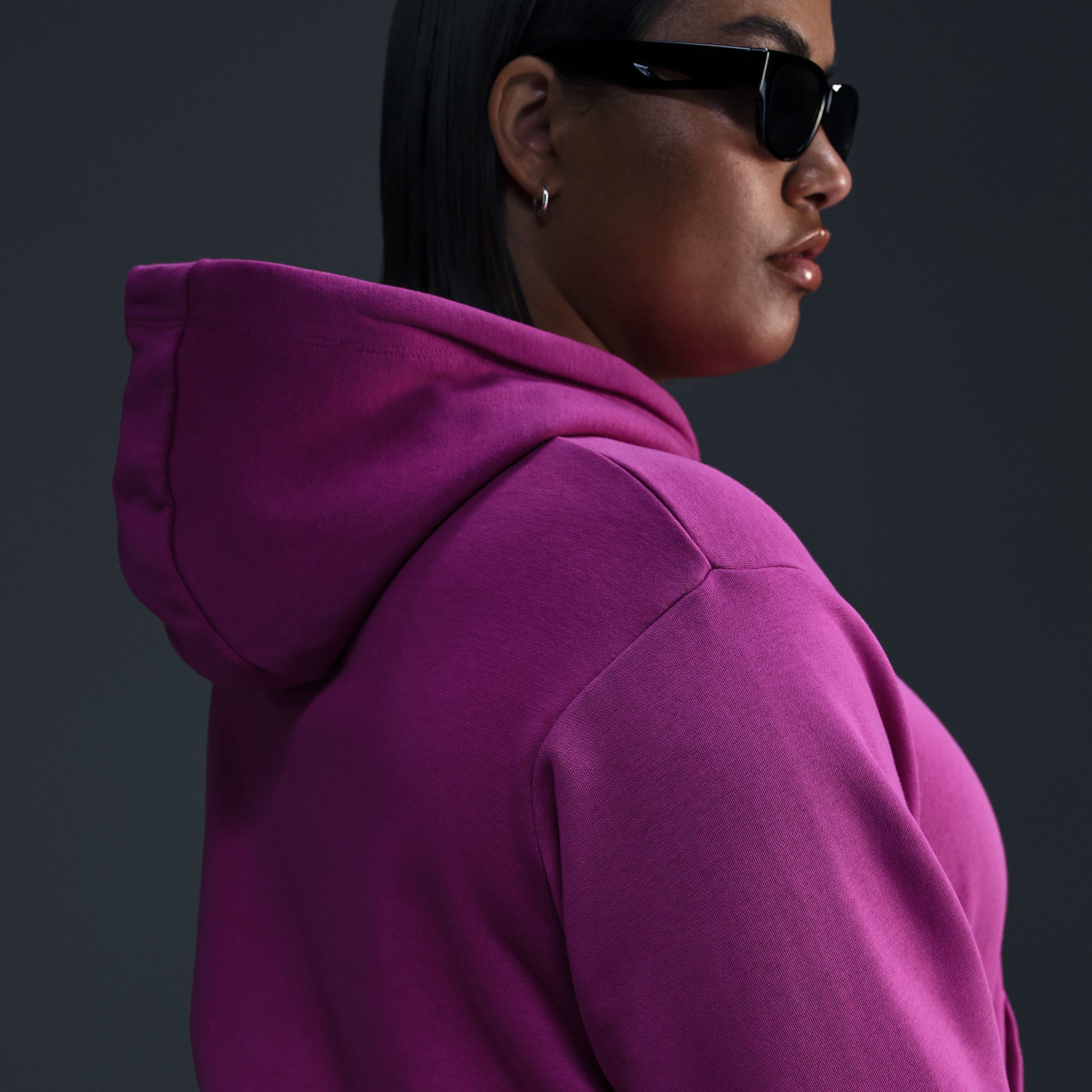 Nike Women's Sportswear Club Fleece Pullover Hoodie (Plus Size) product image