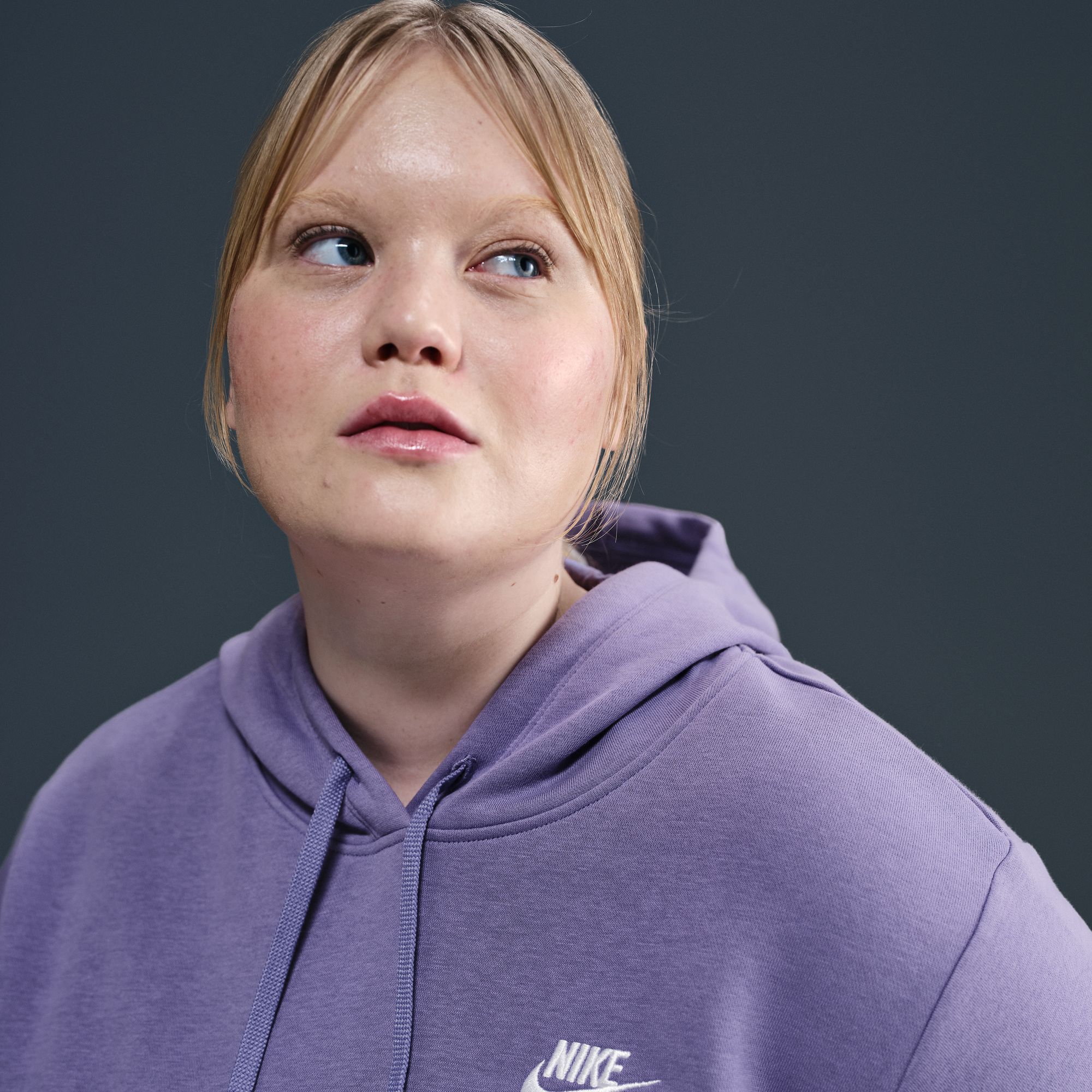 Nike Women's Sportswear Club Fleece Pullover Hoodie (Plus Size) product image