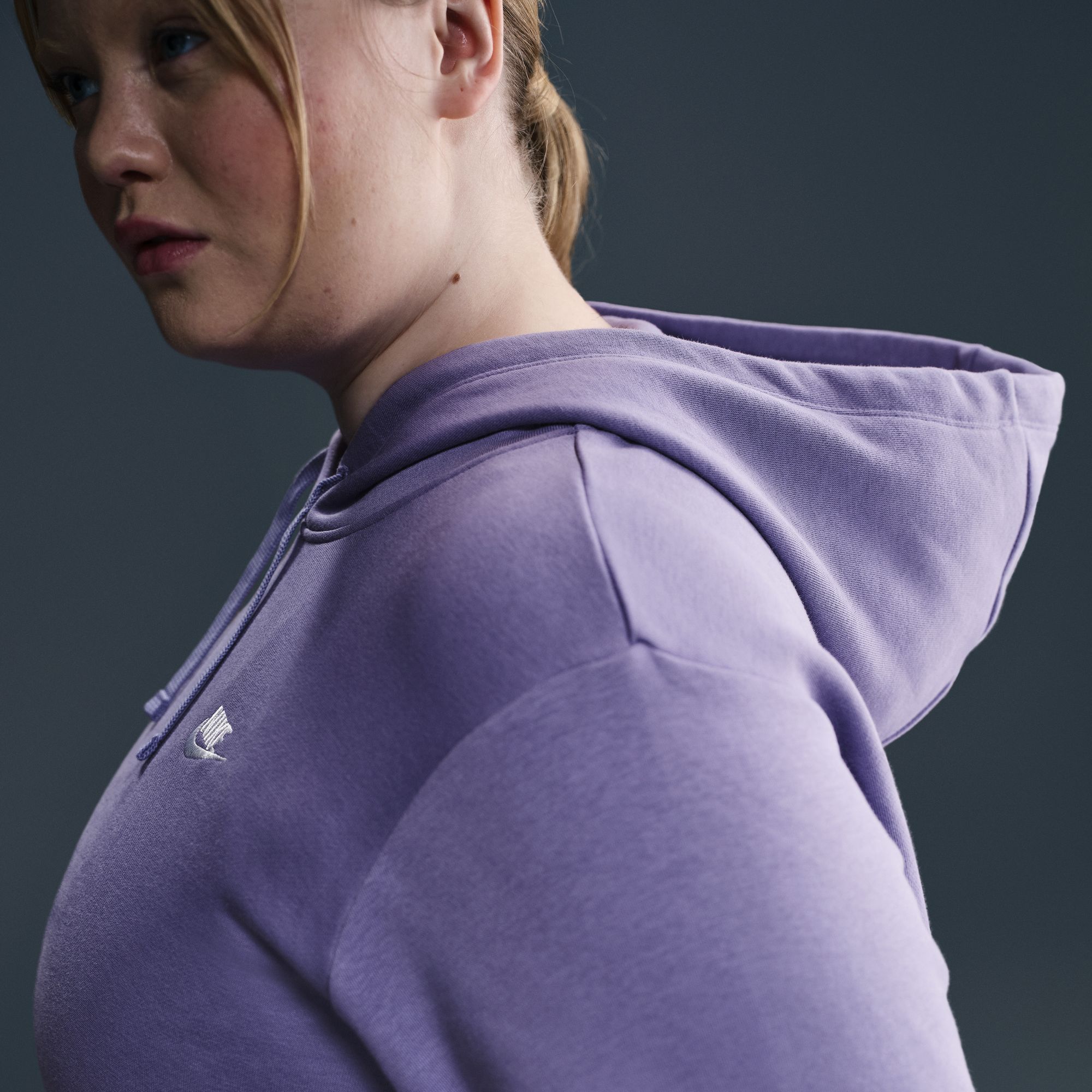 Nike Women's Sportswear Club Fleece Pullover Hoodie (Plus Size) product image