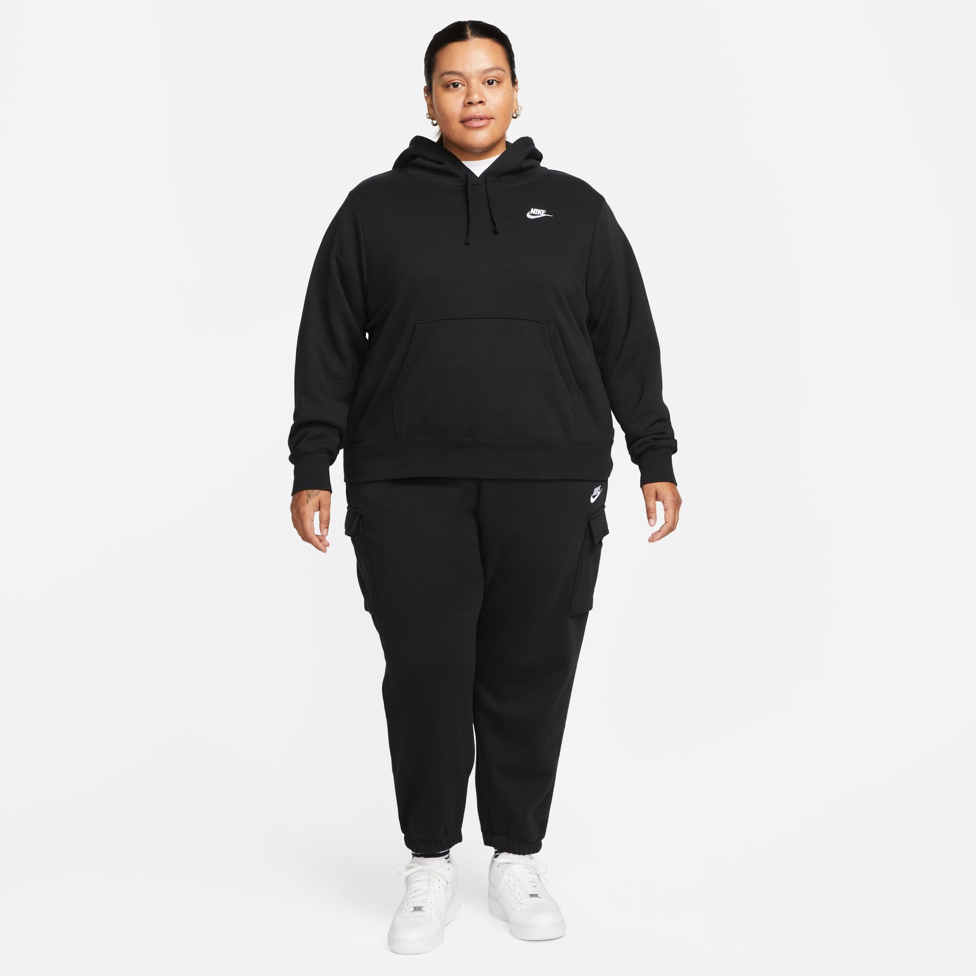 Nike Women's Sportswear Club Fleece Pullover Hoodie (Plus Size) product image