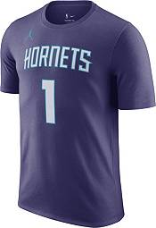 Jordan Men's Charlotte Hornets LaMelo Ball #2 Purple Dri-FIT Swingman Jersey