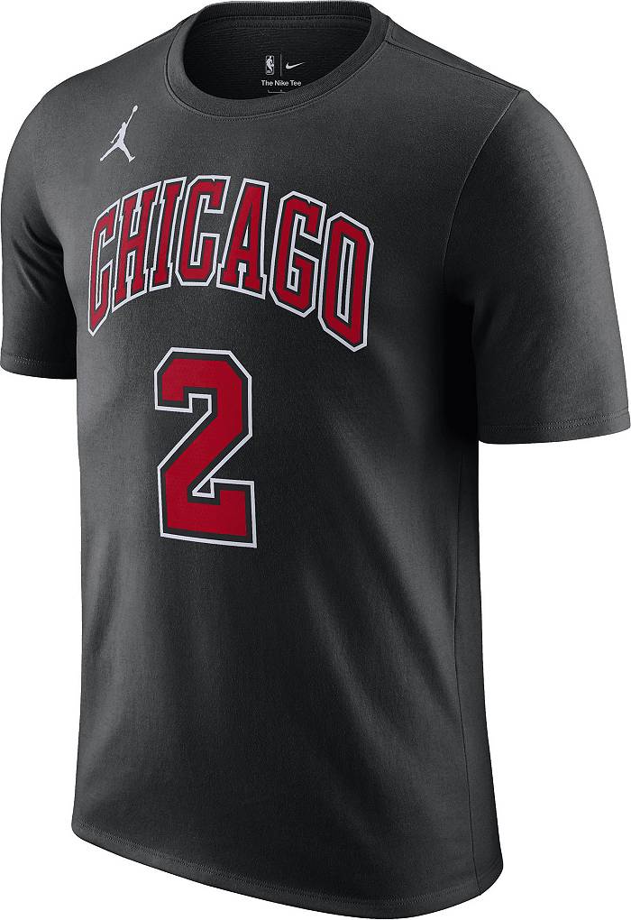 Nike Men's Chicago Bulls Lonzo Ball #2 Red Dri-FIT Swingman Jersey