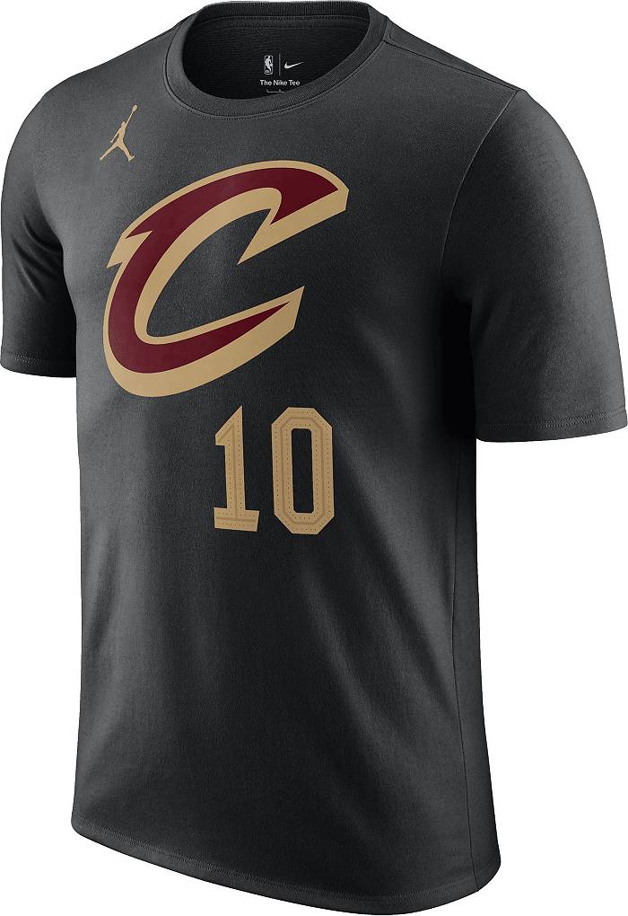 Nike Men's Cleveland Cavaliers Darius Garland #10 Black T-Shirt, Medium