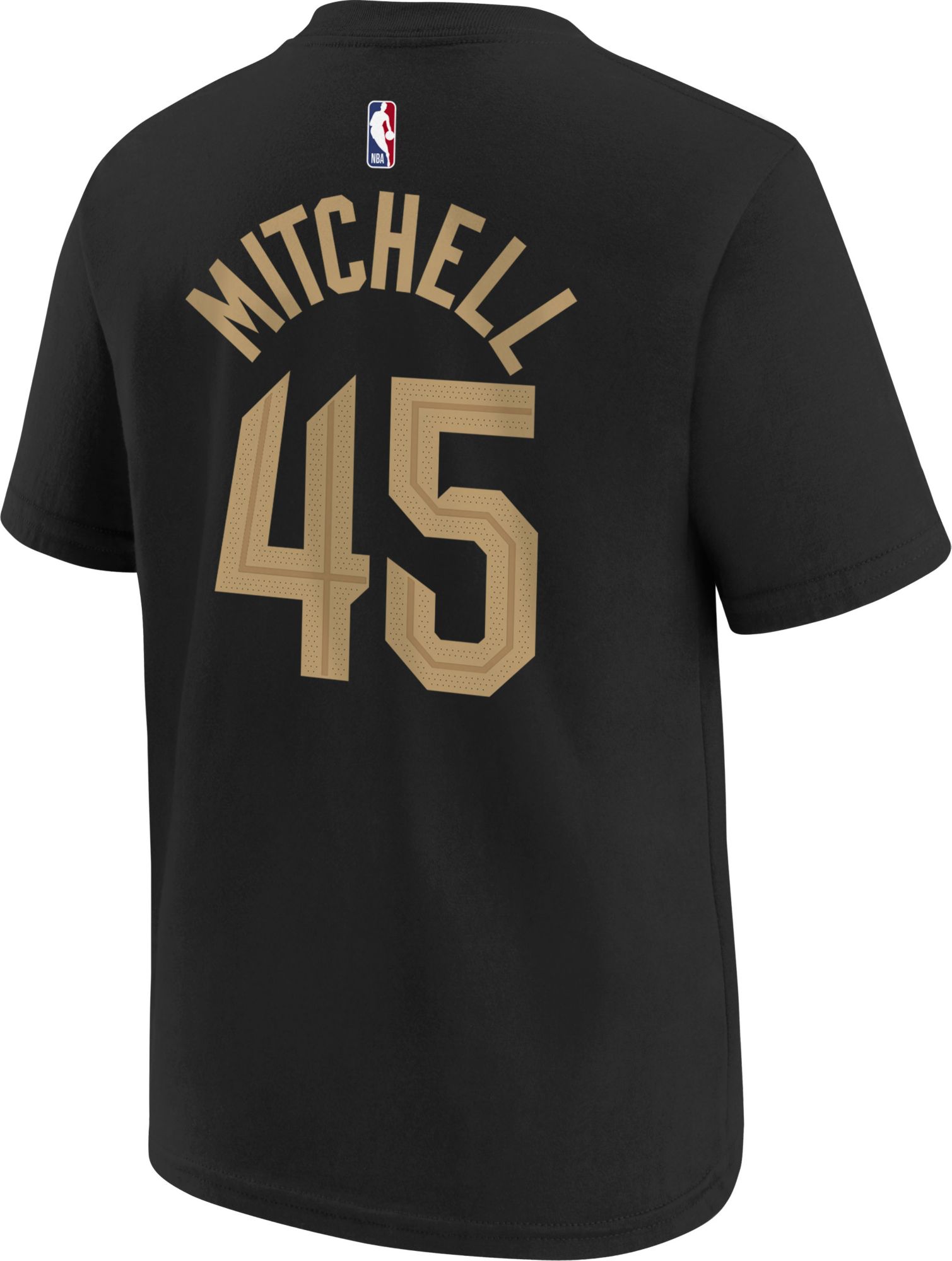 Nike Men's Cleveland Cavaliers Donovan Mitchell #45 Black T-Shirt product image