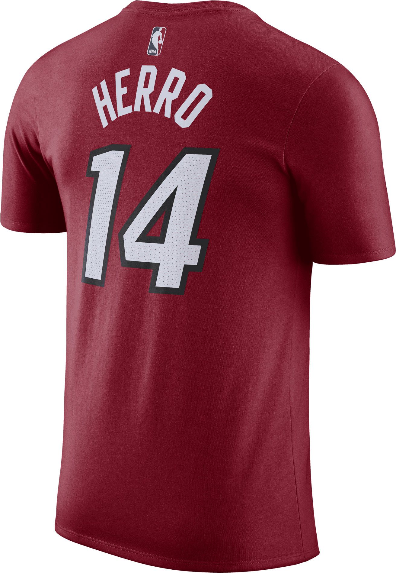 Nike Men's Miami Heat Tyler Herro #14 Red T-Shirt product image