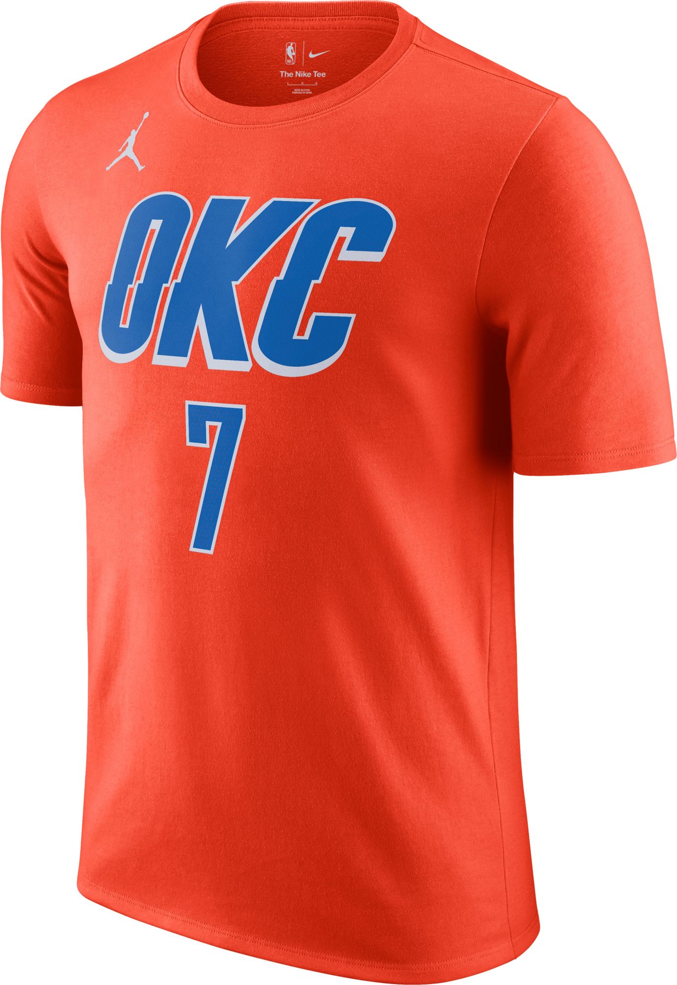 Nike Men's Oklahoma City Thunder Chet Holmgren #7 Orange T-Shirt product image