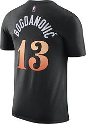 Nike Men's 2022-23 City Edition Atlanta Hawks Bojan Bogdanovic #44 Black Cotton T-Shirt product image