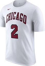 Nike Men's 2022-23 City Edition Chicago Bulls Red Warm-Up T-Shirt, Large