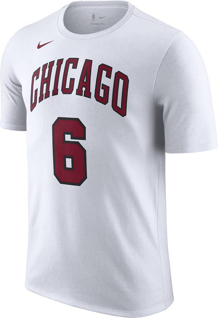 Nike Men's Chicago Bulls Alex Caruso #6 Red T-Shirt, XXL