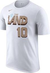 Nike Men's 2022-23 City Edition Cleveland Cavaliers Darius Garland #10 White Cotton T-Shirt product image