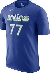 Nike Men's 2022-23 City Edition Dallas Mavericks Luka Doncic #77 Blue Cotton T-Shirt product image