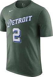 Nike Men's 2022-23 City Edition Detroit Pistons Cade Cunningham #2 Green Cotton T-Shirt product image