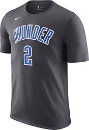 Nike Men's 2022-23 City Edition Oklahoma City Thunder Shai Gilgeous-Alexander #2 Grey Cotton T-Shirt product image