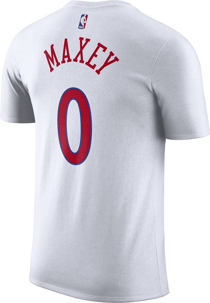Men's Pro Standard Tyrese Maxey Royal Philadelphia 76ers Capsule Player Baseball  Button-Up Shirt