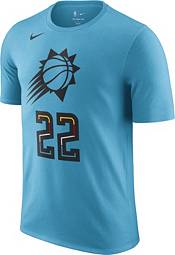 Nike Men's 2022-23 City Edition Phoenix Suns DeAndre Ayton #22 Turquoise Cotton T-Shirt, XL