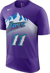 Nike Men's Utah Jazz Mike Conley Jr. #11 Purple Hardwood Classic T-Shirt product image