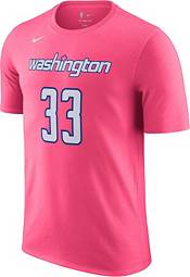 Nike Men's 2022-23 City Edition Washington Wizards Kyle Kuzma #33 Pink Cotton T-Shirt product image