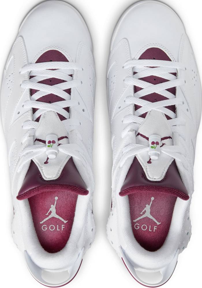 Nike Air Jordan Retro 6 G NRG Golf Shoes Silver/Purple - Carl's