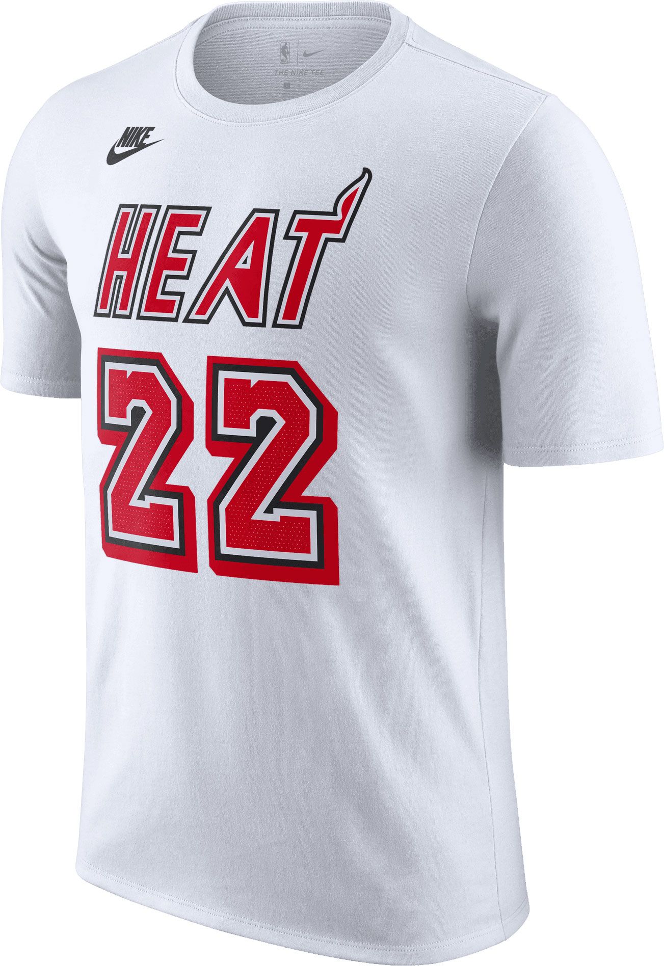 Nike Men's Miami Heat Jimmy Butler #22 White Hardwood Classic T-Shirt product image