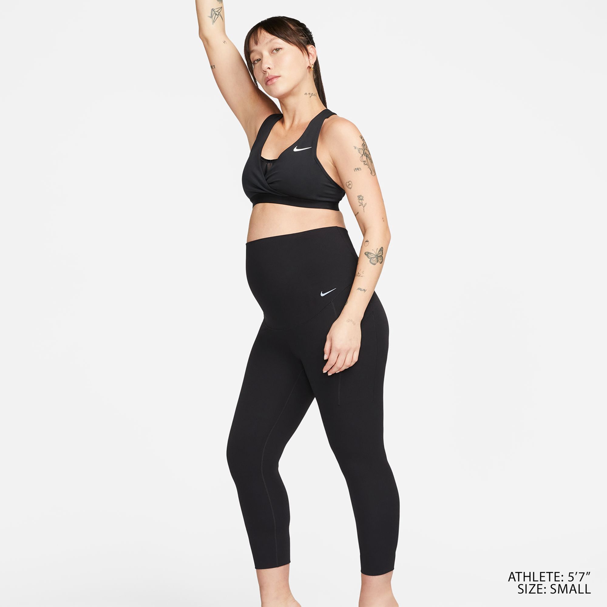 Nike Women's Zenvy Maternity Gentle-Support High-Waisted 7/8 Leggings product image