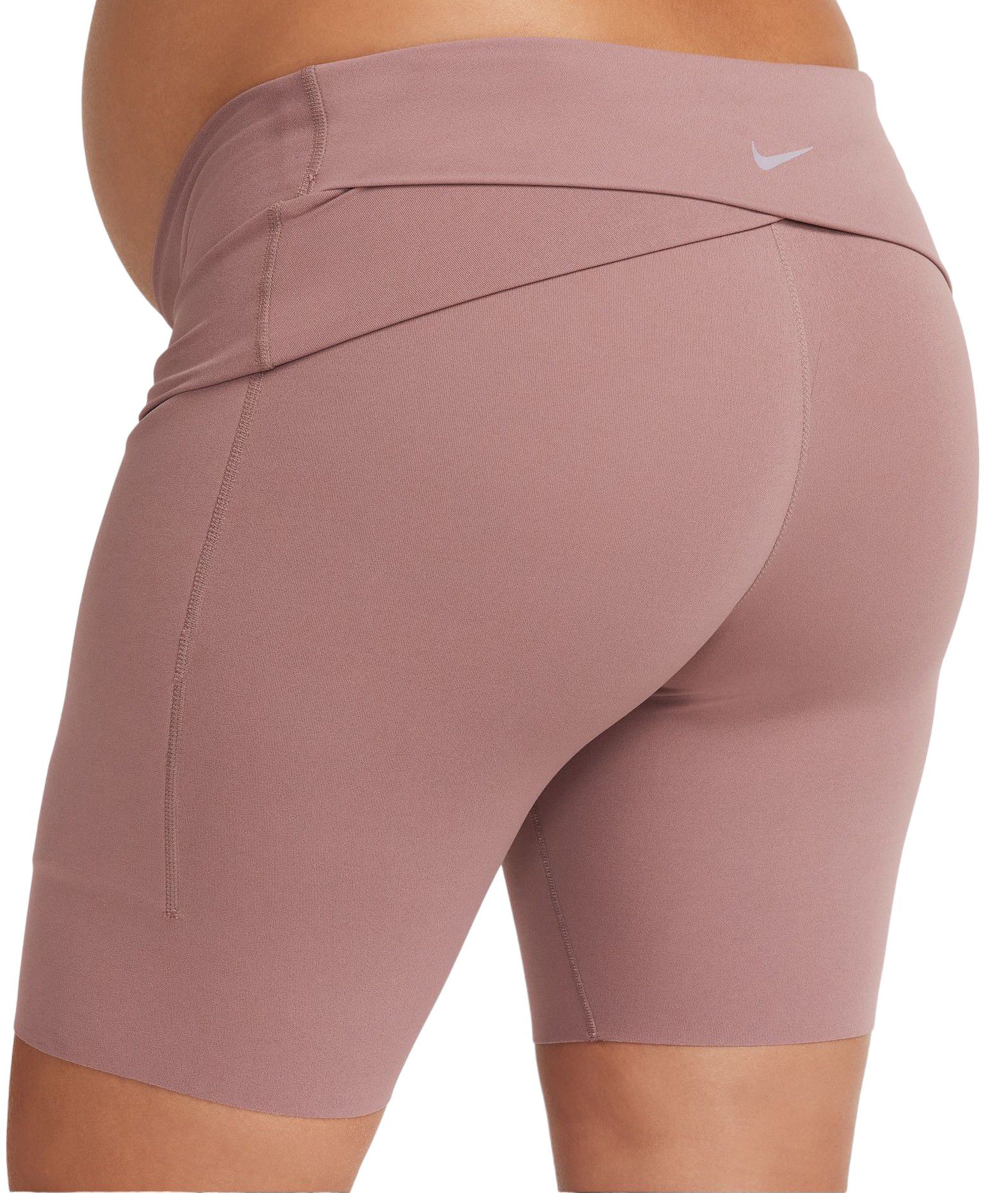 Nike Women's Zenvy Maternity Gentle-Support High-Waisted 8" Biker Shorts product image