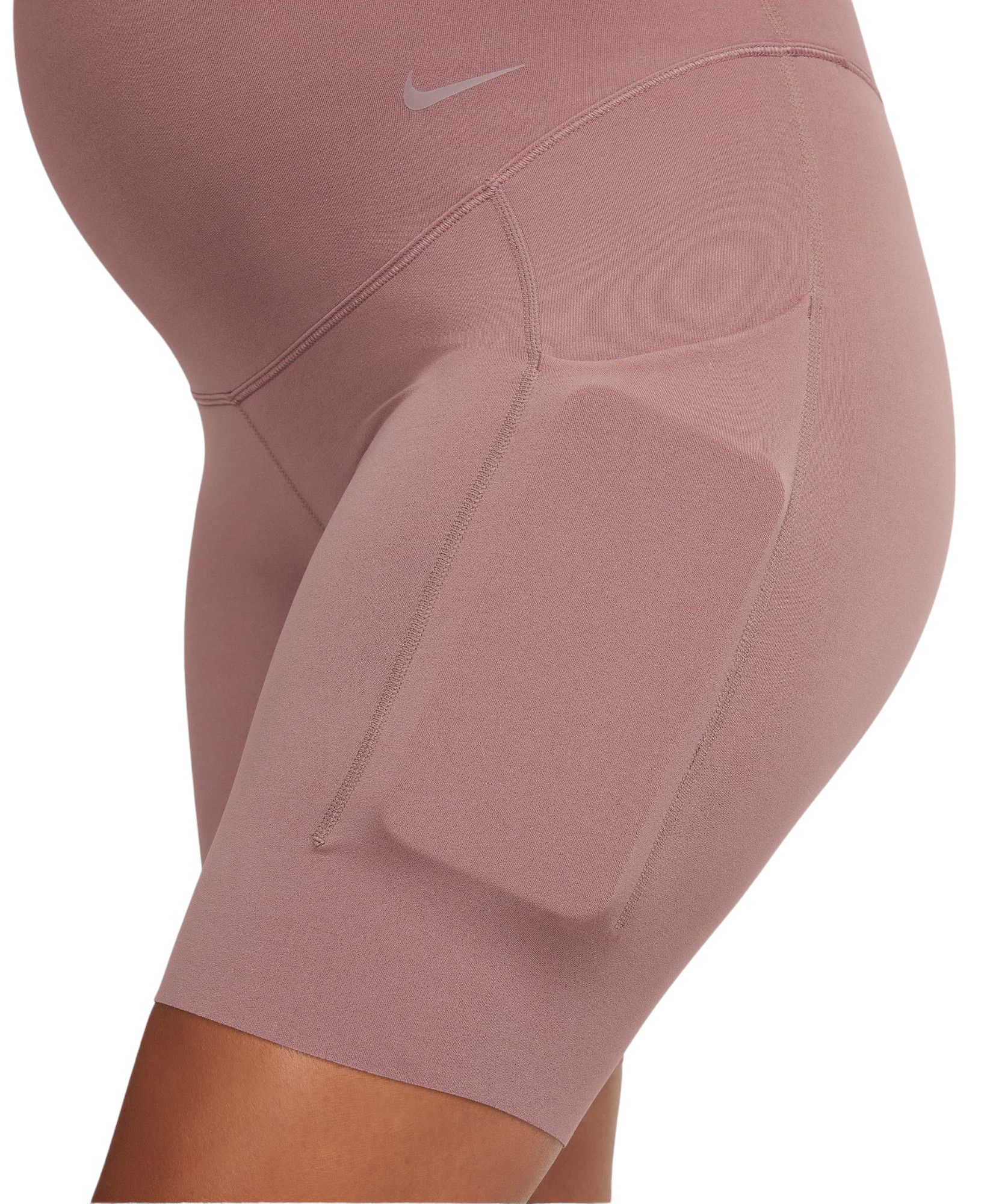 Nike Women's Zenvy Maternity Gentle-Support High-Waisted 8" Biker Shorts product image