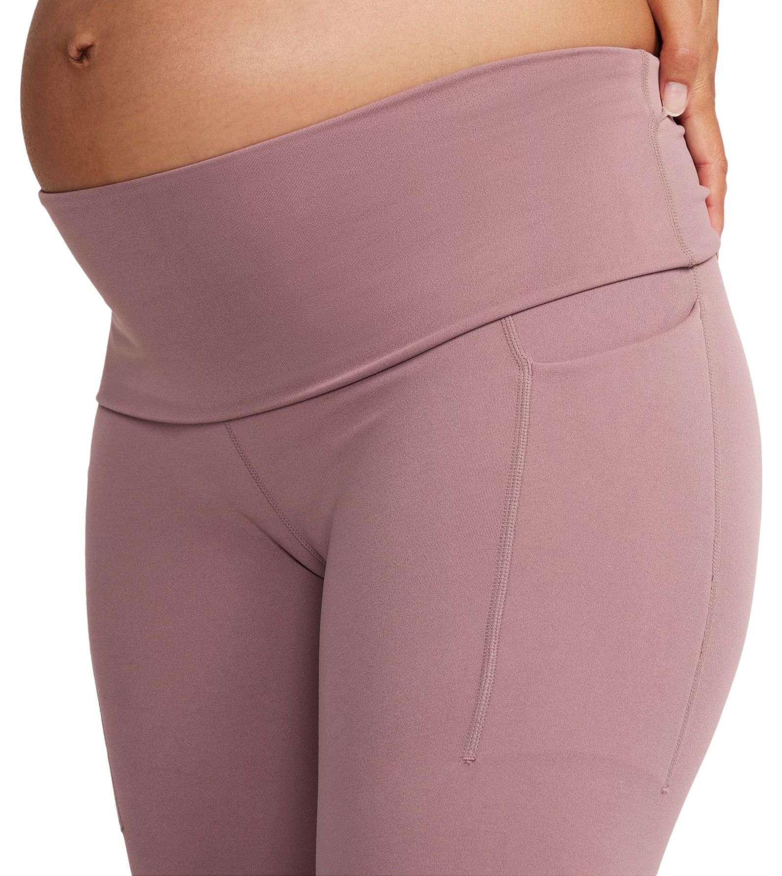 Nike Women's Zenvy Maternity Gentle-Support High-Waisted 8" Biker Shorts product image