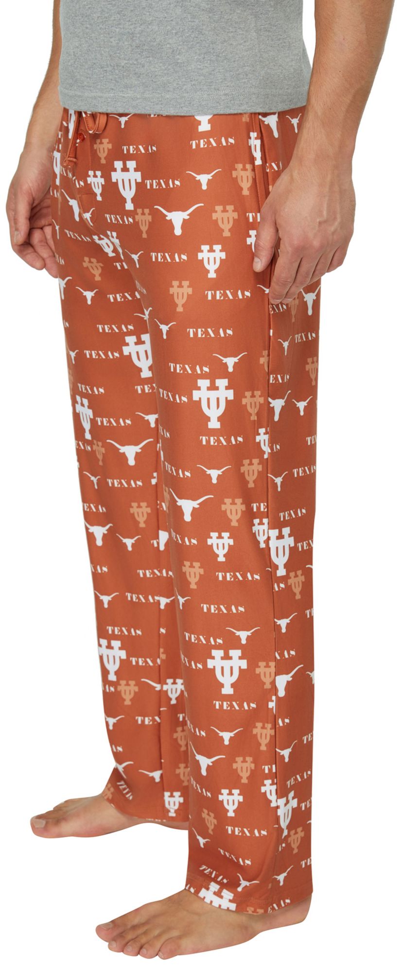 Concepts Sport Men's Texas Longhorns Orange All Over Print Sleep Pants product image