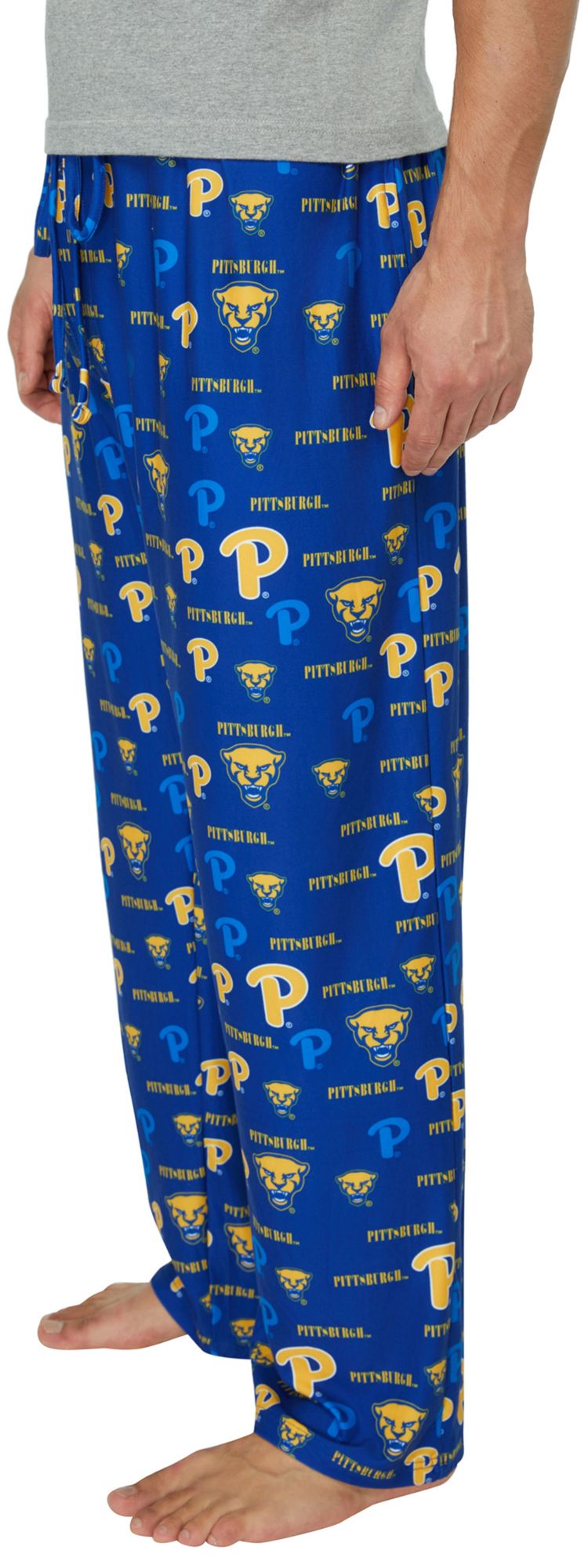 Concepts Sport Men's Pitt Panthers Royal All Over Print Sleep Pants product image