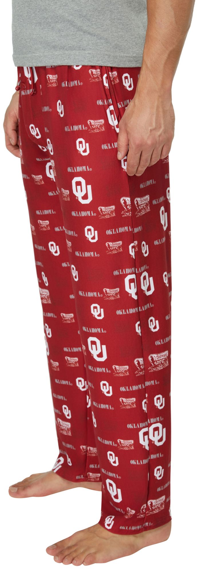 Concepts Sport Men's Oklahoma Sooners Red All Over Print Sleep Pants product image