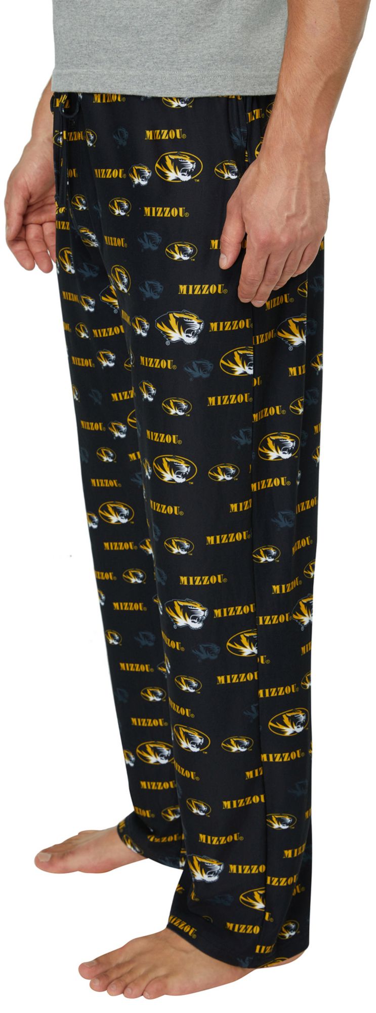 Concepts Sport Men's Missouri Tigers Black All Over Print Sleep Pants product image