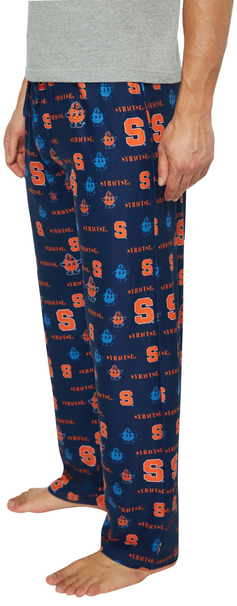 Concepts Sport Men's Syracuse Orange Navy All Over Print Sleep Pants product image