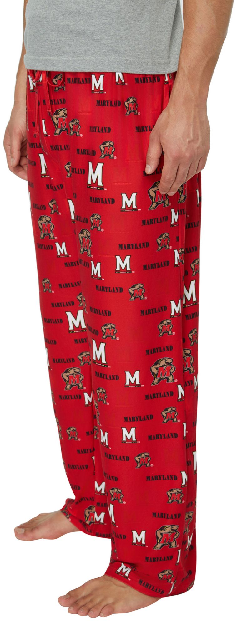 Concepts Sport Men's Maryland Terrapins Red All Over Print Sleep Pants product image