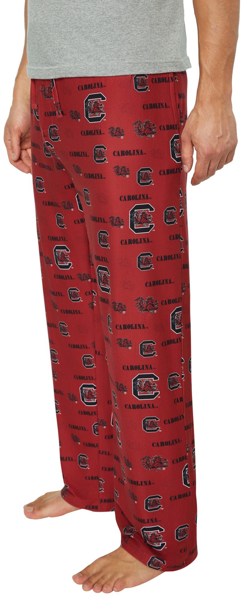 Concepts Sport Men's South Carolina Gamecocks Red All Over Print Sleep Pants product image
