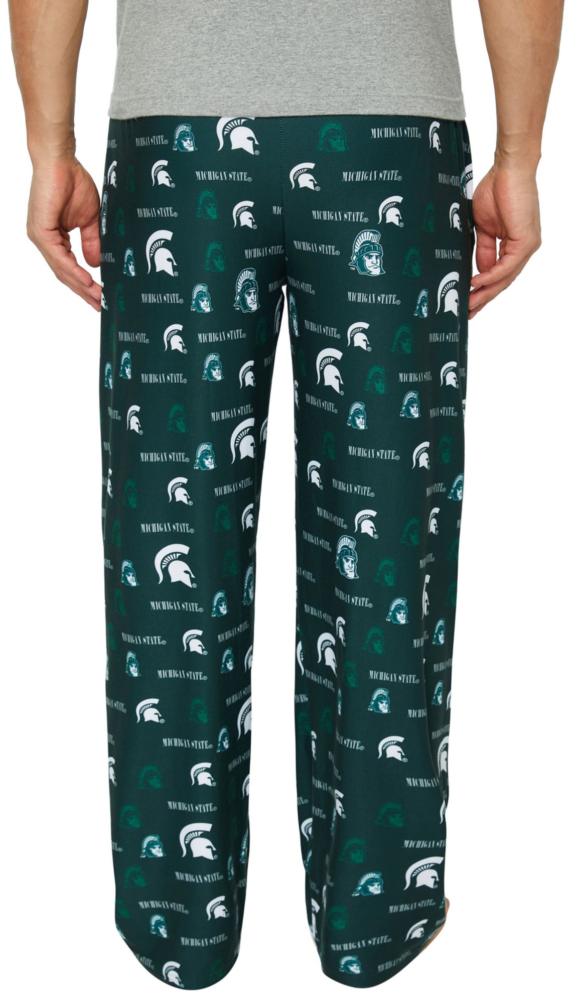 Concepts Sport Men's Michigan State Spartans Green All Over Print Sleep Pants product image