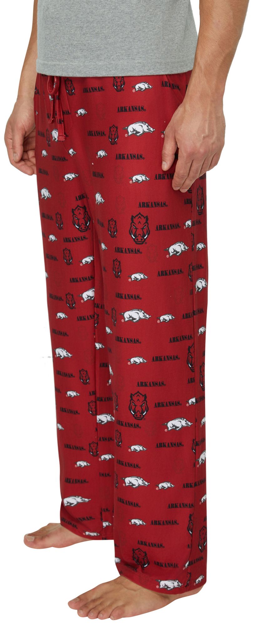 Concepts Sport Men's Arkansas Razorbacks Red All Over Print Sleep Pants product image