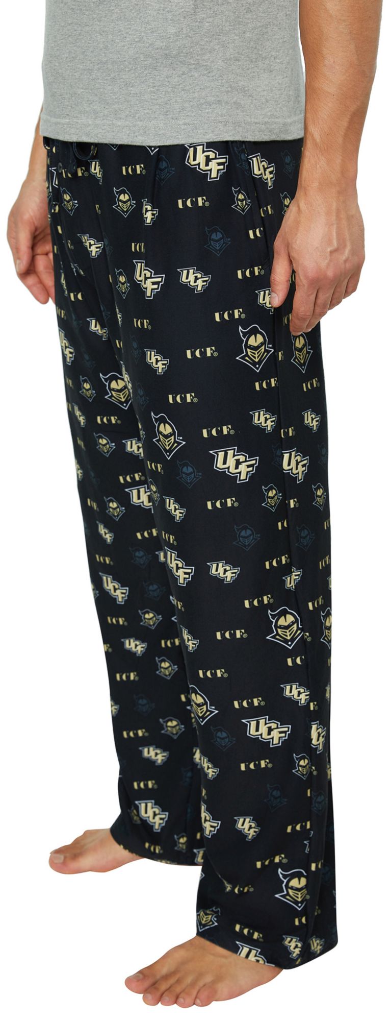 Concepts Sport Men's UCF Knights Black All Over Print Sleep Pants product image