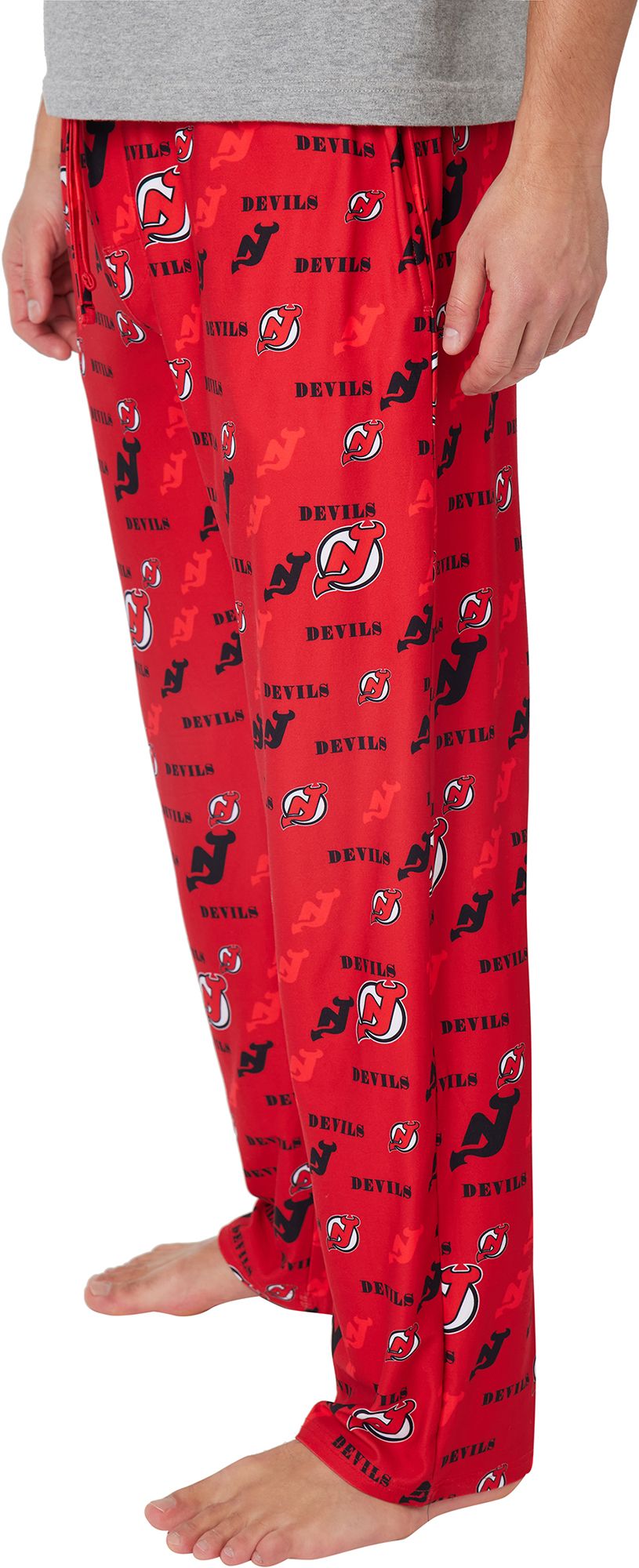 Concepts Sport Men's New Jersey Devils Red Mosaic All Over Print Sleep Pants product image