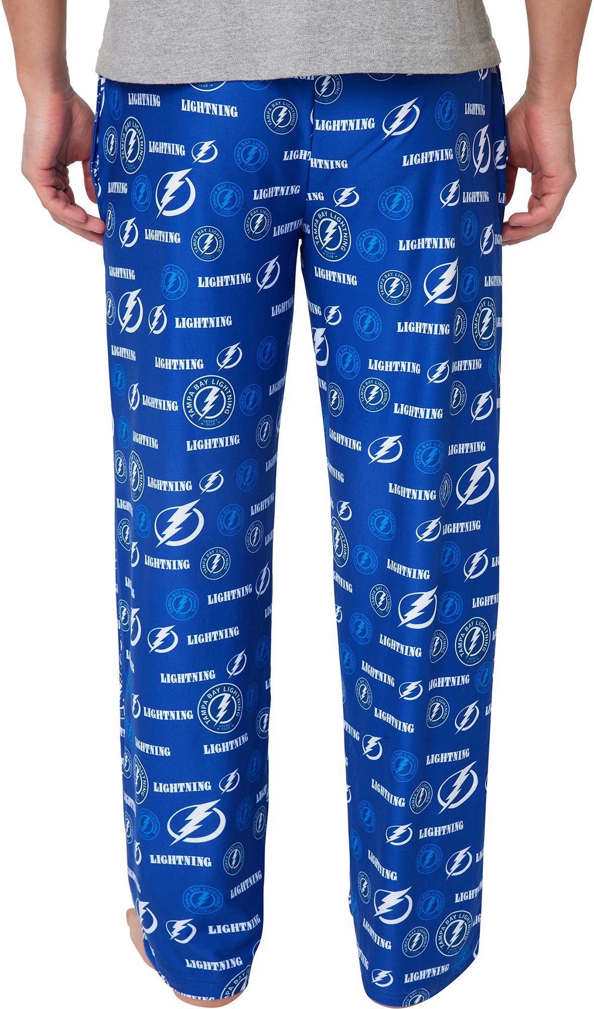 Concepts Sport Men's Tampa Bay Lightning Blue Mosaic All Over Print Sleep Pants product image