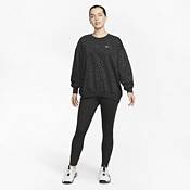 Nike Women's Dri-FIT Get Fit French Terry Leopard Print Crew Neck Sweatshirt product image
