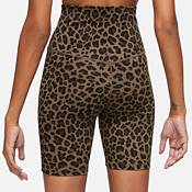 Nike Women's Nike One High-Waisted 7" Leopard Print Biker Shorts product image