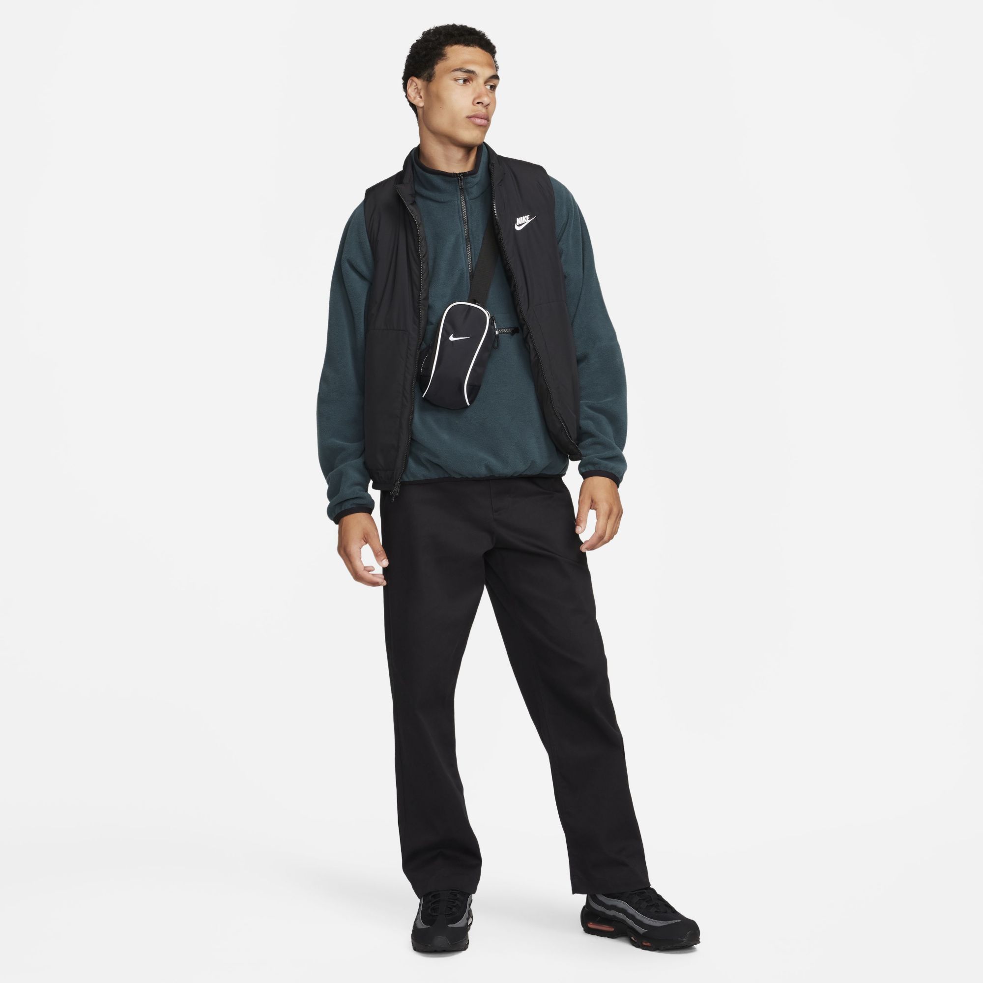Nike Men's Club Fleece 1/2 Zip Polar Fleece Shirt product image