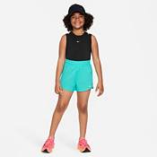 Nike Girls' Dri-FIT One High-Waisted Woven Training Shorts product image