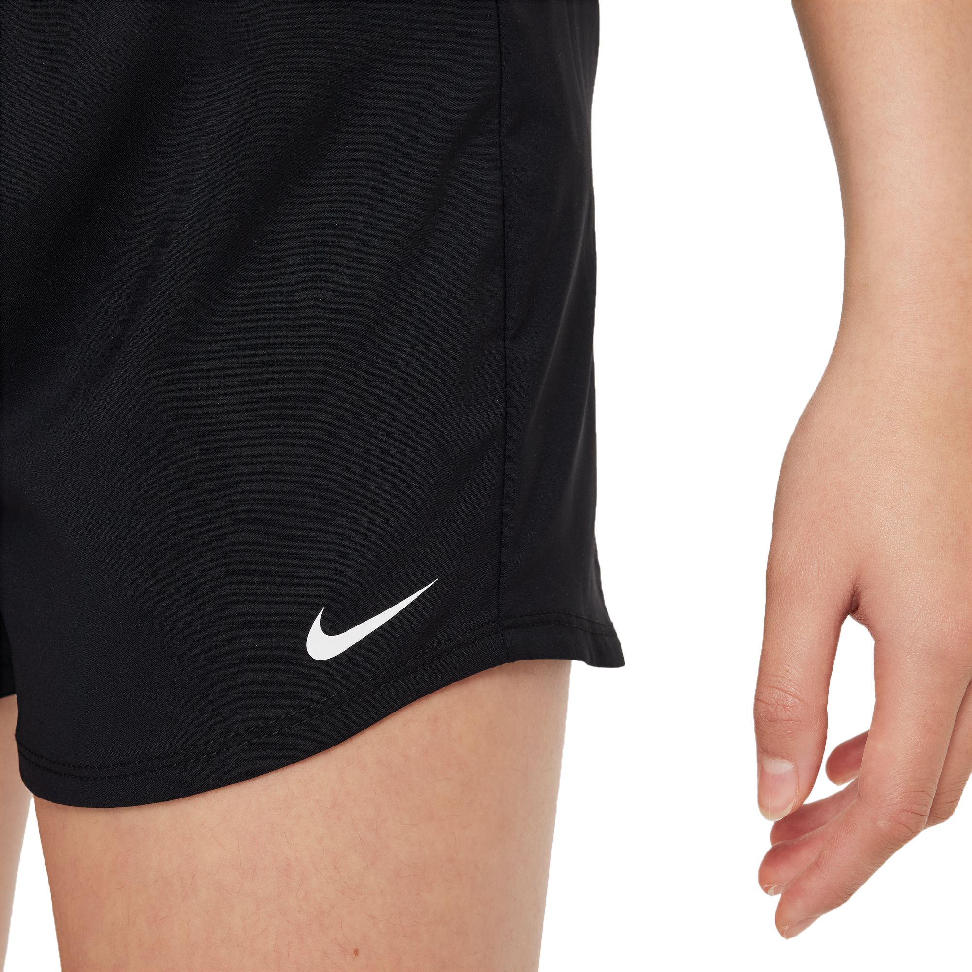 Nike Girls' Dri-FIT One High-Waisted Woven Training Shorts product image