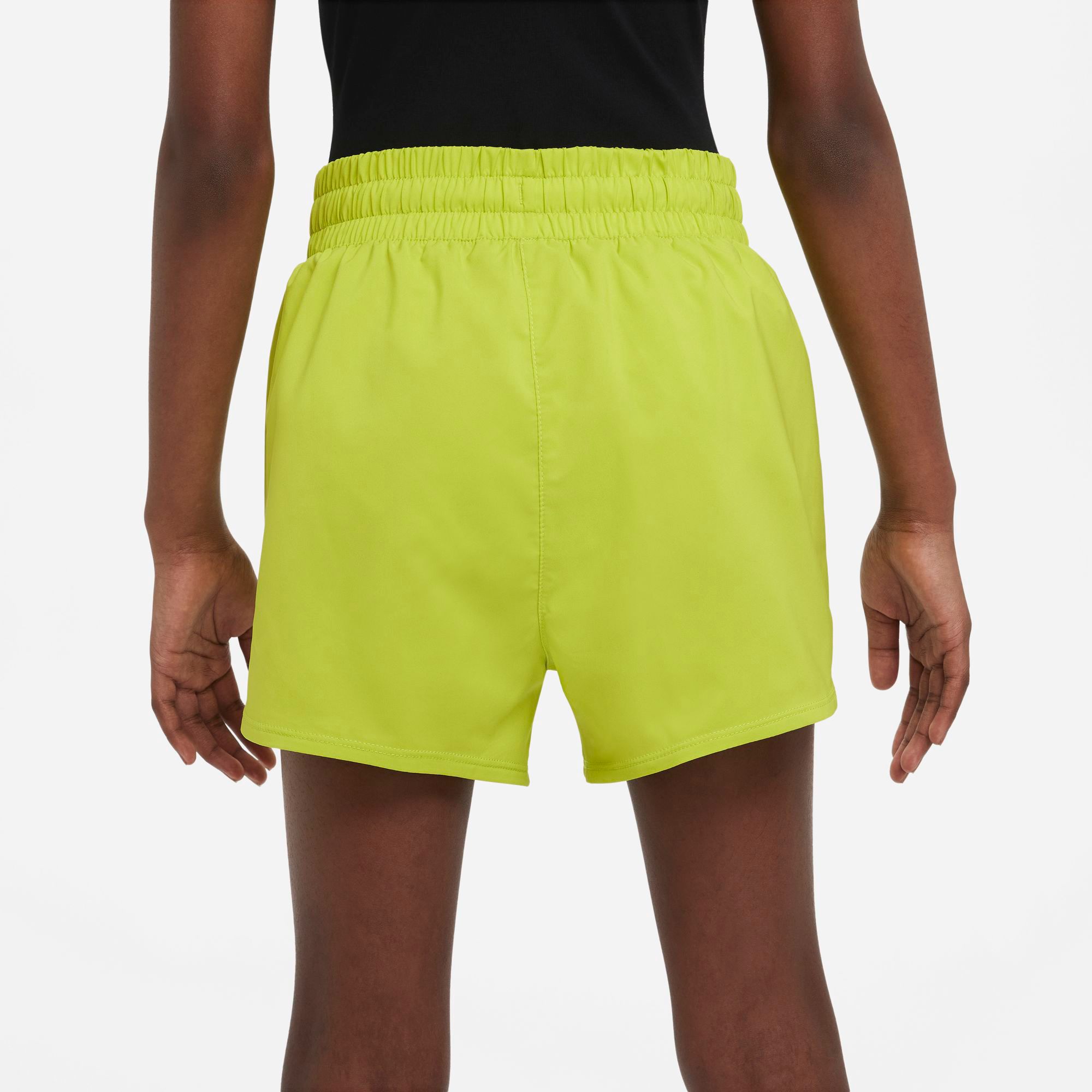 Nike Girls' Dri-FIT One High-Waisted Woven Training Shorts product image