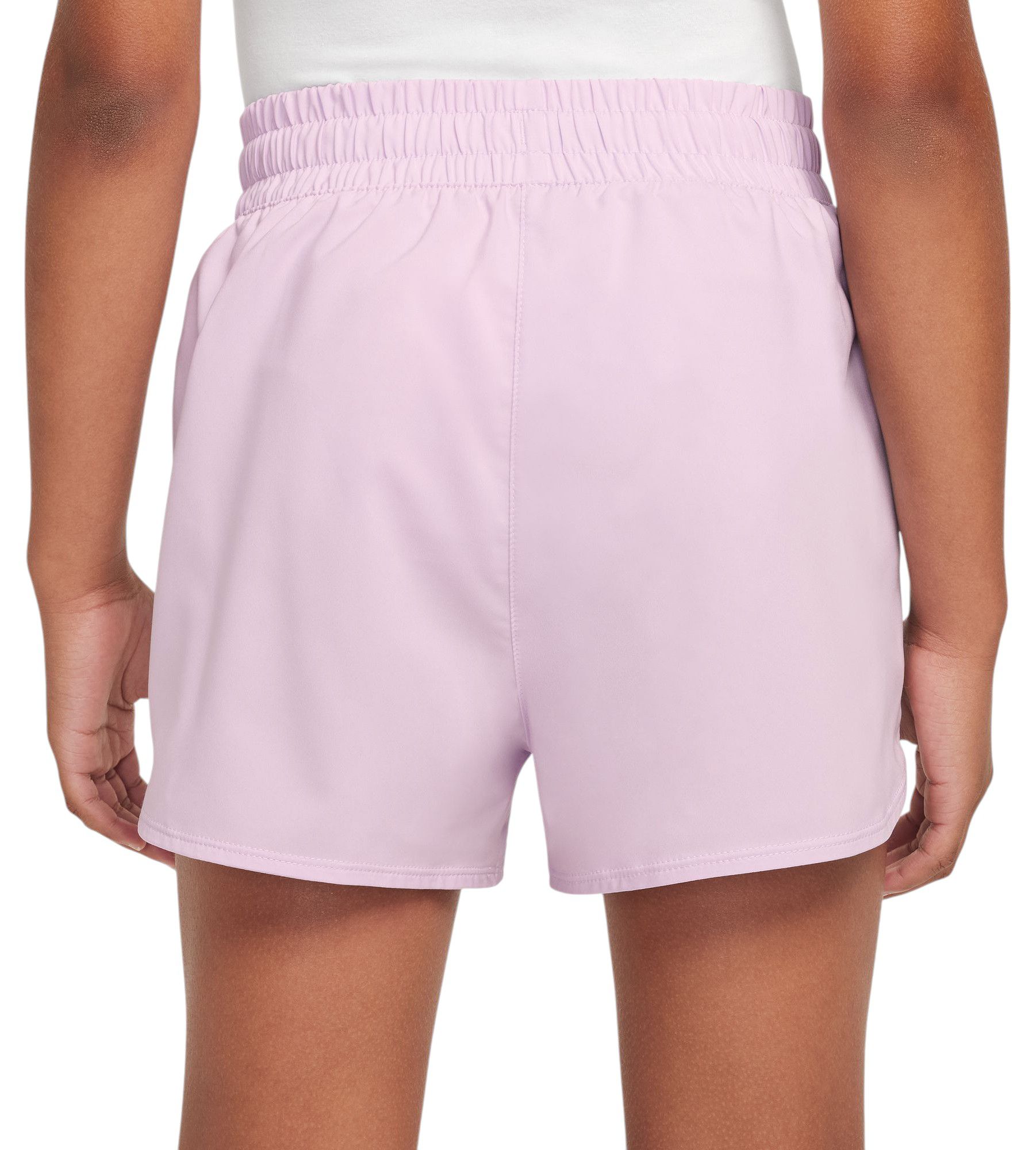 Nike Girls' Dri-FIT One High-Waisted Woven Training Shorts product image