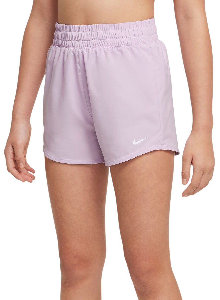 Nike Girls' Dri-FIT One High-Waisted Woven Training Shorts product image